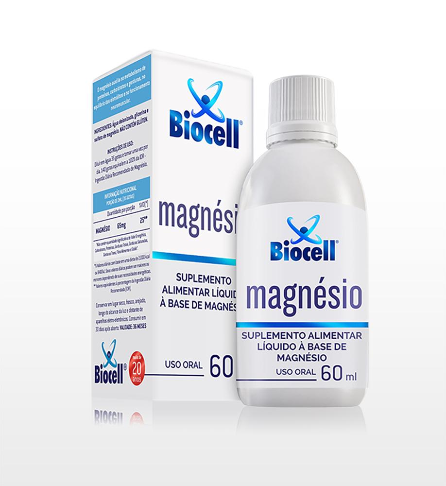 Biocell® Magnésio - Suplemento Alimentar Líquido Sublingual 60 ml - Biocell  Brasil